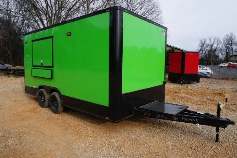 Quality 8.5x16 TA 7K Concession Trailer