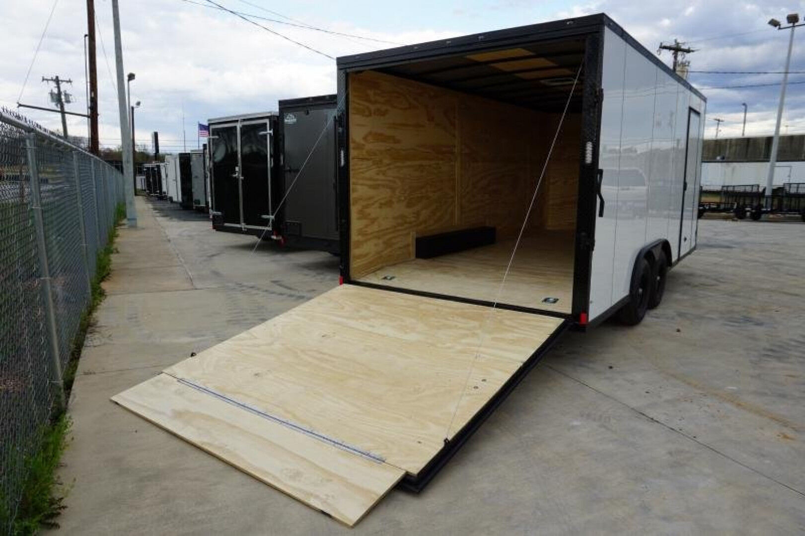 Rock Solid 8.5x18 TA 10K Enclosed Car Hauler photo 5