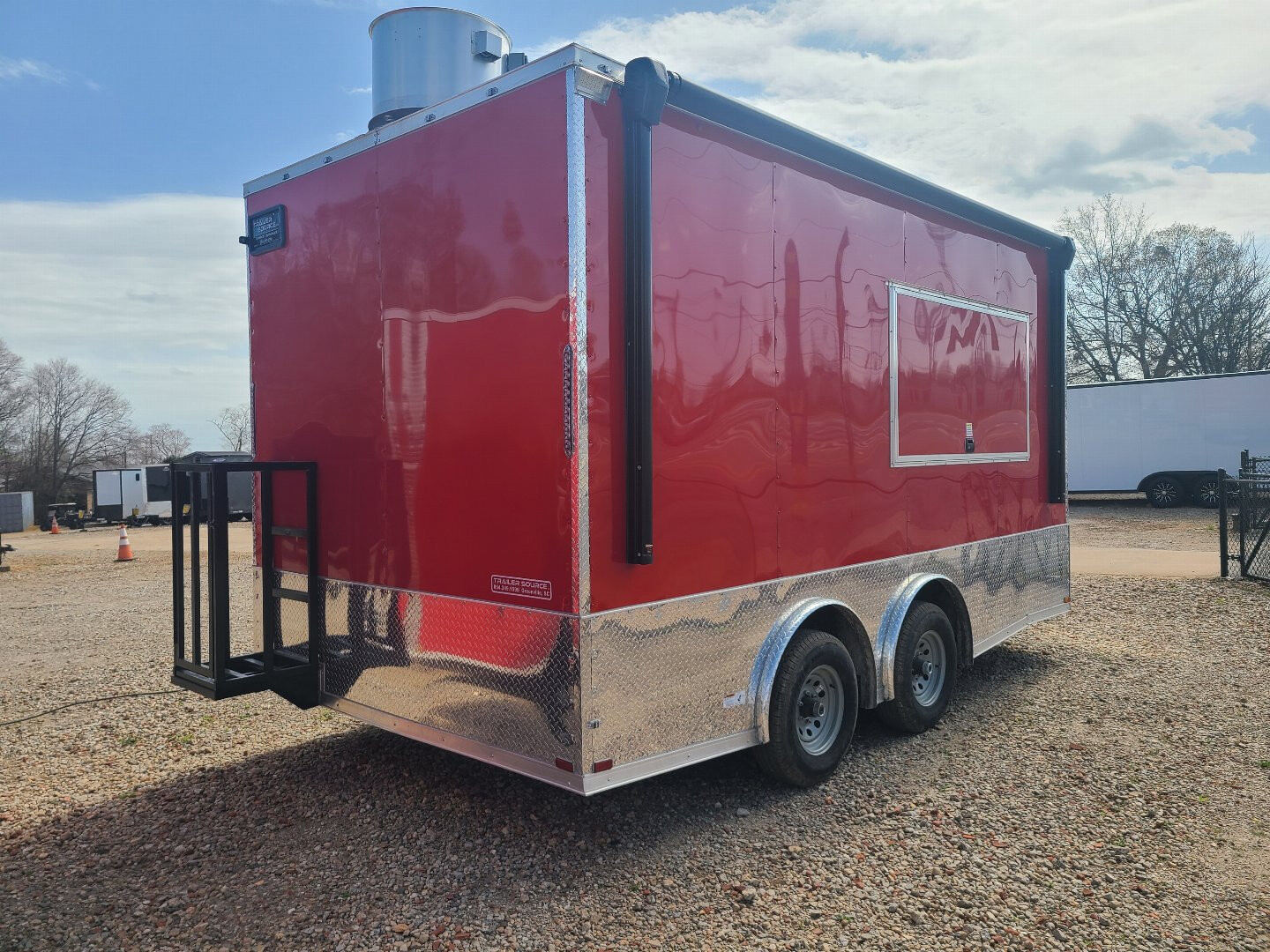 8.5x16 Concession Trailer Hood and Sink Package photo 5