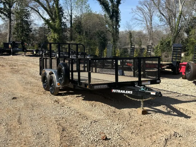 2026 PJ Trailers 7x16 TA 7k UL Utility Trailer